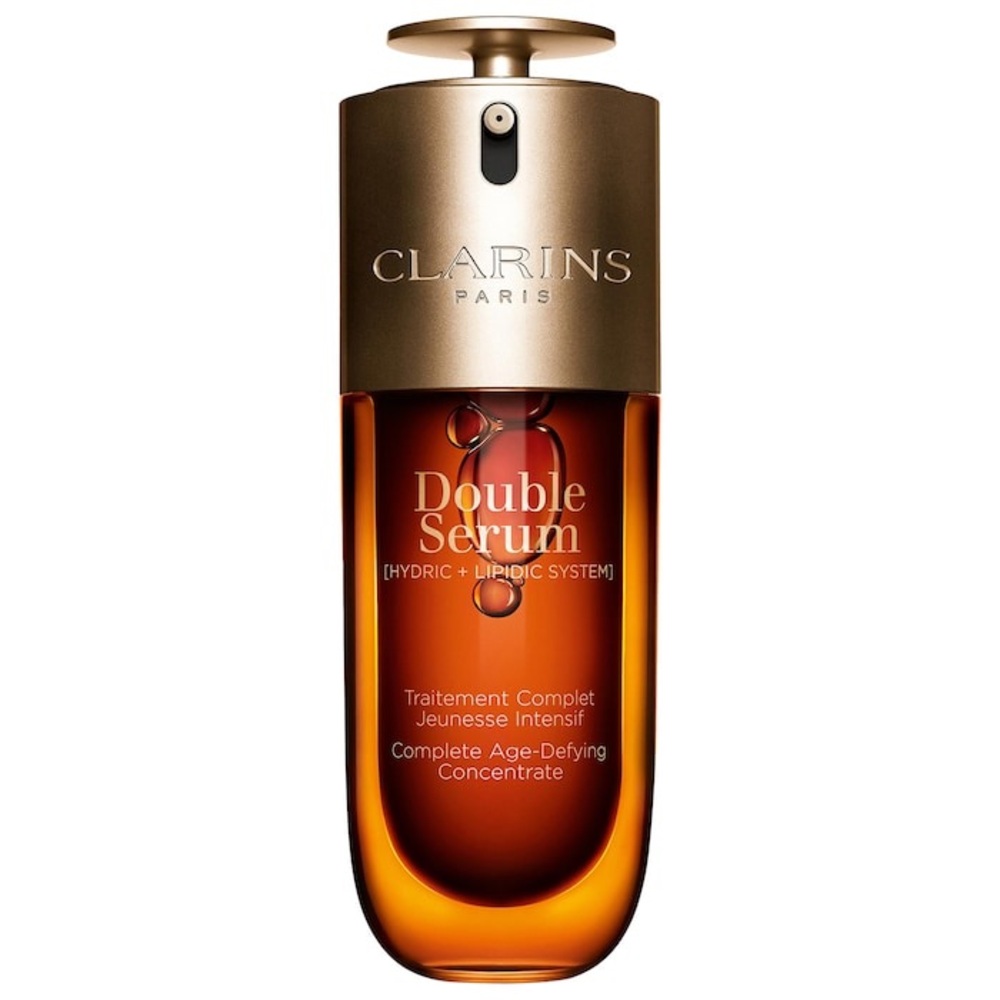 Clarins DOUBLE SERUM [Hydric+Lipidic System] Age-Defying Concentrate XLG NIB!